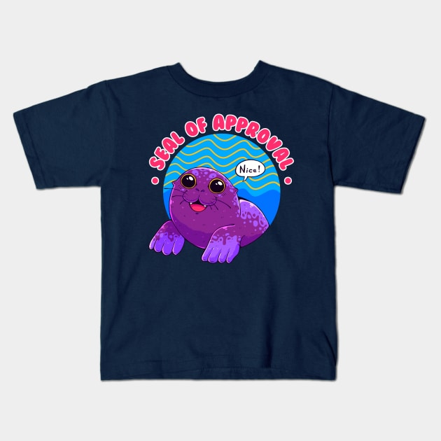 SEAL OF APPROVAL Kids T-Shirt by Chofy87